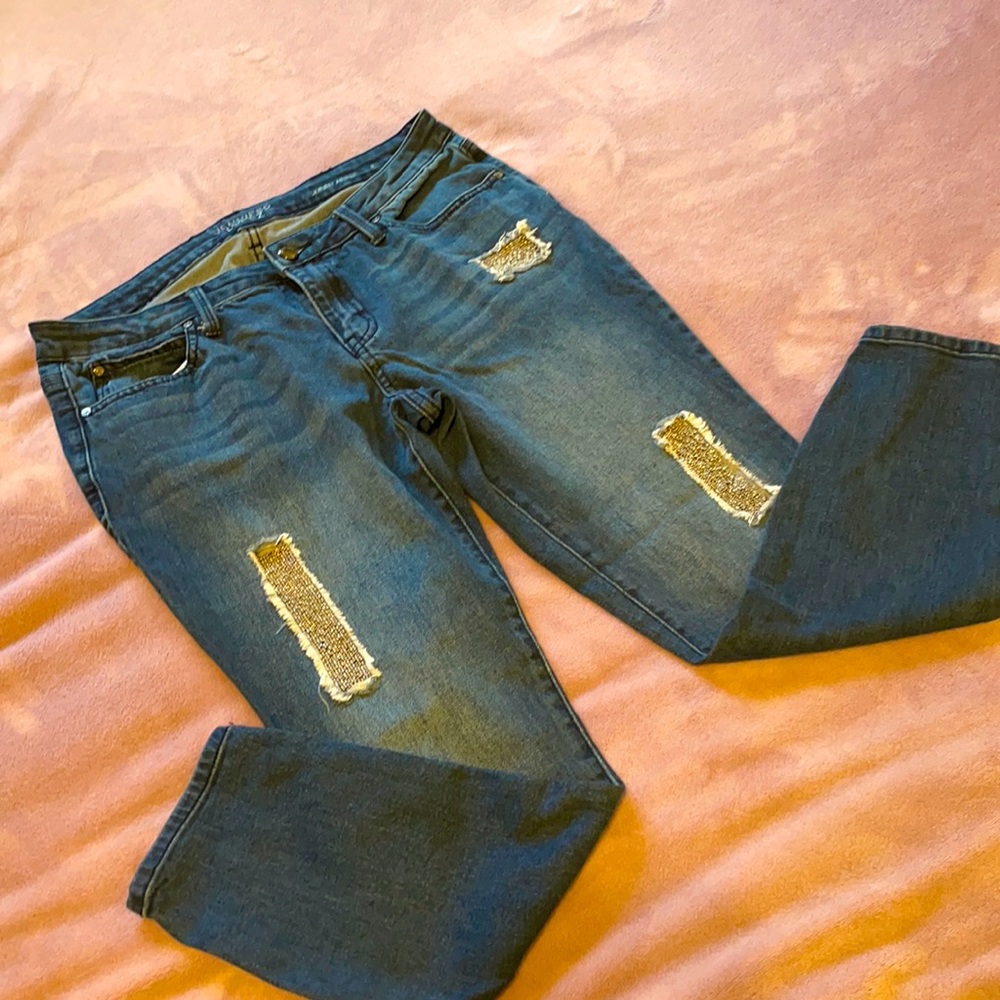 Jennifer Lopez skinny ankle jeans